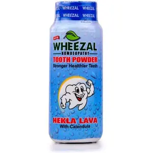 WHEEZAL Hekla Lava Tooth Powder (100g) - Pack of 2 Green