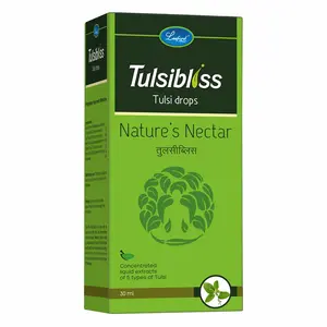Tulsibliss Herbal Concentrated liquid extracts of 5 Tulsi For Natural Immunity Boost & Relief From Cough & Cold Tulsi Drop 30ml - Pack of 1