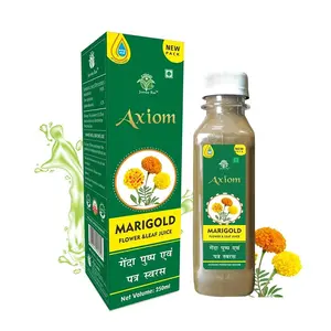 Axiom_Ayurveda Marigold Juice | Ayurvedic Juice | WHO-GLPGMP Certified Product | No Added Colour | No Added Sugar