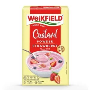 Weikfield Custard Powder Strawberry 75g+ 25g(Free)