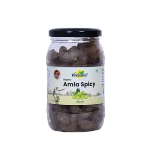 Vedanta Organic Amla Candy Spicy 250g | Rich in Vitamin C | Organic Certified