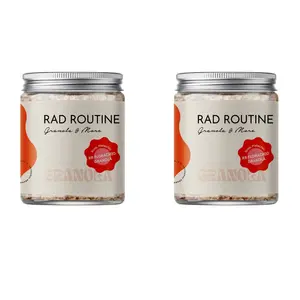 Rad Routine Florachio Granola | Rose and Pistachio (Pack of 2 Jars)