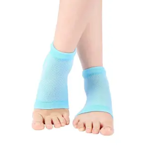 RRJ® Heel Pain Relief Silicone Gel Heel Socks anti crack heel socks Heel Protector Socks Foot Protector Silicon Toe Free Heel Pain Relief Socks For Men And Women (MULTI COLOUR)