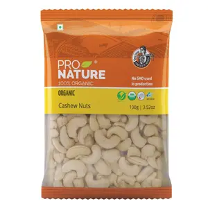 Pro Nature 100% Organic Cashew Nuts 100g
