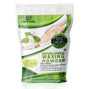 NATURAL HEALTH PRODUCTS JASMIN HERBAL WAXING POWDER FOR NATURALLY INSTANT REMOVER OF HAIR D-TAN SKIN & DEAD CELL FOR ALL TYPES OF HAIR & SKIN - 100G