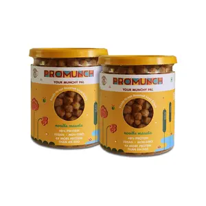 Promunch Roasted SOYA Snack Noodle Masala Combo of 2 Packs Ready to Eat Healthy Snacks 300 Gm