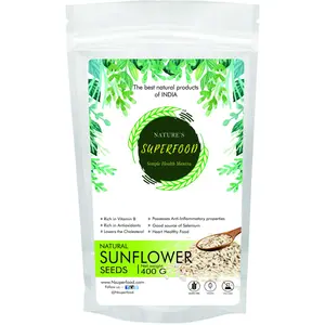 Nature's Superfood Sunflower Seeds 400gm - Sunflower Seeds for Eating