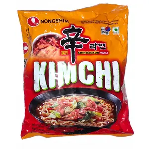 Nongshim Kimchi Ramyun Noodle Soup 120 g Orange & Black Medium (7681)