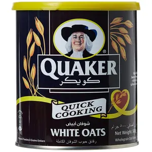 Quaker Quick Cooking White Oats Jar 500 g