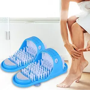 Magnova Waterproof Easy Foot Cleaner Shower Slipper for foot cleaner/Cleaning Brush/Pumice Stone Massager All Age groups foot cleaning brush