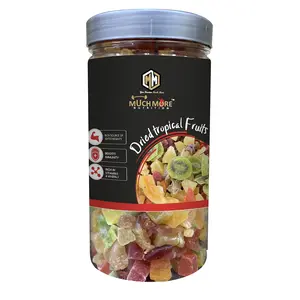 Muchmore Nutrition Mix Dried Tropical Fruits|Sun Dried Fruits|No Sugar Added|400gm