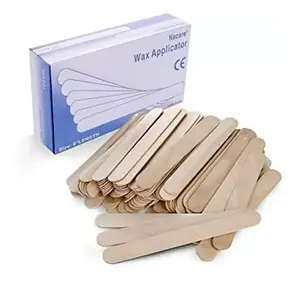 MultiCart Wooden Professional Disposable Wax Knife/Spatulas/Applicators 100 pcs Box