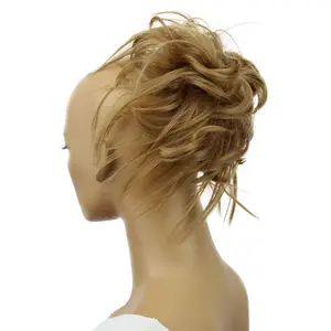 Medium Blonde # 22T G16F: Prettyshop Hairpiece Hair Rubber Scrunchie Scrunchy Updos Voluminous Wavy Messy Bun Medium Blonde # 22T G16F