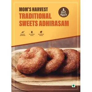 MOM'S HARVEST Traditional Sweets Adhirasam / Ariselu / Kajjaya Healthy Snack - 400 Grams
