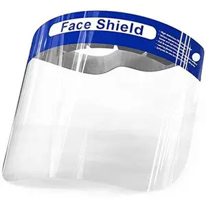 KCL Face Shield Visor Face Shield Mask Eyes Nose Full Frontal Protection (20PC) Safety Visor (Size - Free Size)
