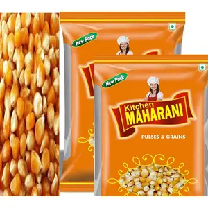 Kitchen MAHARANI Popcorn Kernels Seeds / Makka ( Pack of 2 ) 500 Gram