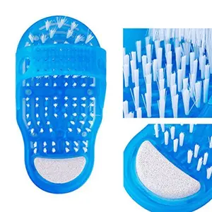 Kestilla Waterproof Easy Foot Cleaner Shower Slipper for All Age groups foot cleaning brush (Blue)