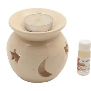 JaipurCrafts Decorative Aroma Sandal Diffuser Air Freshener (5 ml)