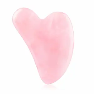 Essencio shop natural Rose quartz gua sha for natural glowing skin