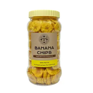 Freshogen Kerala Banana Chips Home Made in Pure Coconut Oil - 500 Gm