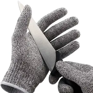Cloudmart Cut Resistant Gloves For Meat Cutting and Wood Carving Work Safety (1 Pair)