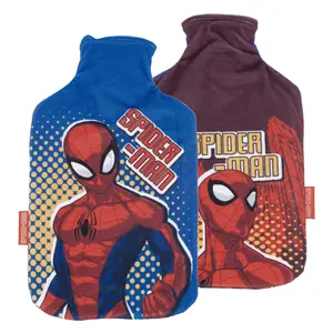 Arditex Marvel Spiderman Hot Water Bottle with Textile Cover