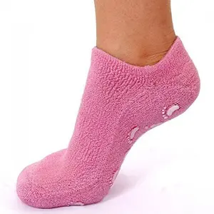 HealthIQ Spa Moisturizing Gel Socks For Dry Feet And Ankles Helps Repair Cracked Skincare Gel Therapy And Softens Feet