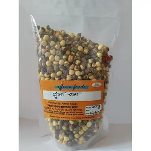 AFFIRM FOODS Bhunja Chana | Bihar Jharkhand Product | Organics Whole Salted Roasted Bhuna Chana - 200g (Pack of 1)