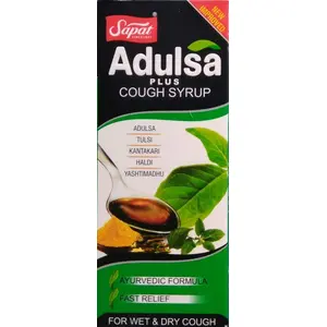 ADULSA 100ml syrup Ayurvedic Formula for Wet and Dry Cough (100 ml)