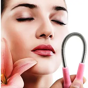 GalexiaR 'S Pink Color Facial Hair Remover Spring Epilator Threading Epistick