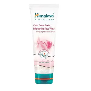 Himalaya Clean Complexion Brightening Face Wash for Bright Clean Skin Free from Parabens SLS Phthalates 100ml