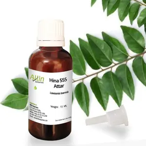 Allin Exporters Hina 555 Attar - 100% Pure Natural & Undiluted (15 ML)
