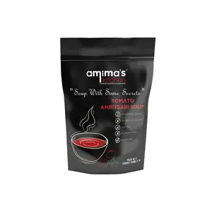 Amima's Kitchen Tomato Amritsari Soup  100 Grams [Serves 10] | Instant Soup Mix Powder | Ready To Cook | No Artificial Flavour & Colour | Gluten Free | Non GMO | Healthy Soup