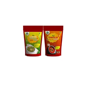 Dryfii Jain Lemon Coriander & Jain Tomato Instant Soup Premix Combo (100X2) 200 G with Natural Vegetables No Added Preservatives