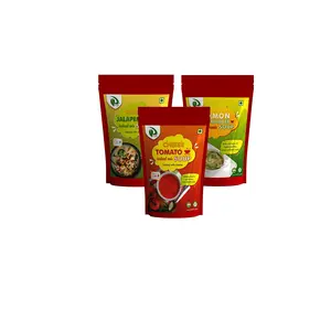 Dryfii Cheese Jalapino Lemon Coriander & Cheese Tomato Instant Soups Premix Combo (100X3) 300 G with Natural Vegetables No Added Preservatives