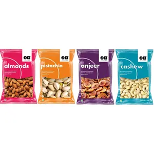 JN Daily Needs Dry Fruits Combo 1000 G (250*4) | ( Almonds Roasted Pistachios( Salted) Figs( Vacuum Packed) Cashew ) | ( Badam Pista Anjeer & Kaju) | All Premium Dry Fruits | Healthy & Fresh!!