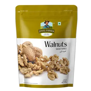 JEWEL FARMER Walnuts with No Shell Crispy & Crunchy Akhrot Rich in Protein Antioxidants Dietary Fiber & Omega 3 (500g)