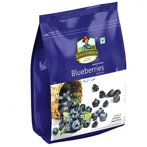 JEWEL FARMER American Dried Blueberries Cholesterol & Fat Free Ready to Eat Dry Fruits Rich in Dietary Fiber Protein Vitamin C & Antioxidants (200g)