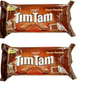 Arnott's Tim Tam Classic Chocolate Flavor Biscuits (Pack of 2) 81g Each
