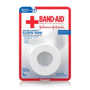 Band-Aid Brand of First Aid Products Cloth Tape All-Purpose 1 Inch by 10 Yards