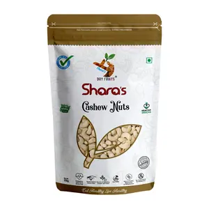 Shara's Dry Fruits W210 Cashewnuts I Cashews I Kaju (King Size) 250g