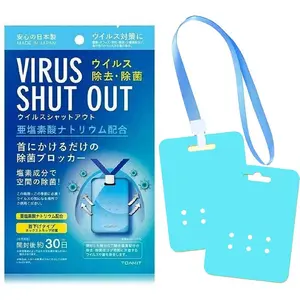 BDMP Virus Block OutAir Sterilization Card Neck Type With Blue neck holder (30 days use after opening) (10)