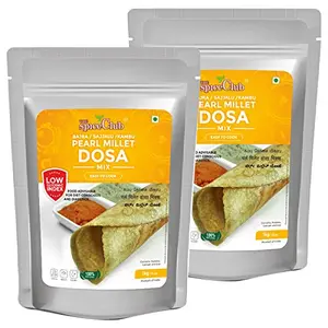 The Spice Club Pearl Millet Dosa Mix - 1 kg (Pack of 2) - ( Low GI Food No Preservative 100 % Natural )