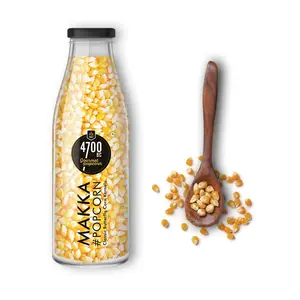 4700BC Makka Popcorn Classic Butterfly Corn Kernels Healthy Reusable Bottle 400g