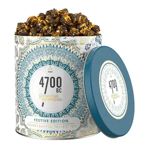 4700BC Gourmet Popcorn Mocha Walnut Chocolate Tin 650g
