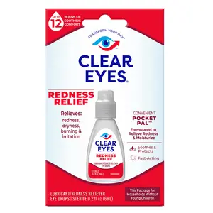 Clear Eyes Redness Relief Handy Pocket Pal 0.2 Fluid Ounce