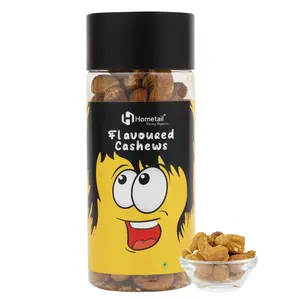 Hometail Premium 100% Natural Oven Roasted Whole Cashews / Kaju Dried Peri Peri Flavoured Oil Free Dry Fruit Nuts- Lab Certified (Peri-Peri 200 Gm)
