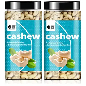 JN Cashew Nut - Kaju Dry Fruits 200gm ( 200 Gm X 2 Packet ) | | W210 | | Premium Dry Fruits | | Vacuum Packed | | Healthy & Fresh (Pack of 2)