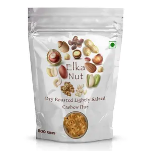 Elka Nut Dry Roasted Lightly Salted Cashew Nut 500 Grams