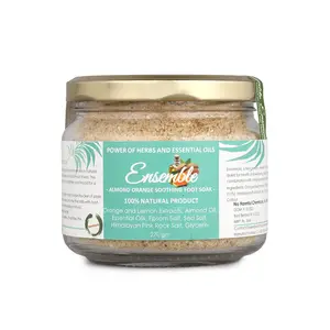 Ensemble Almond Orange Soothing Natural Foot Soak for Relaxation and Pain Relief | 270 gm